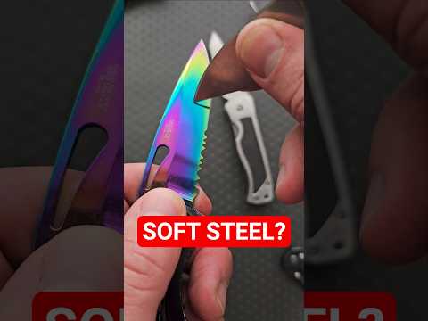 How Soft Are Gas Station Knives?
