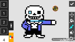 sans pixel art - Desenho de wolfgirl354 - Gartic