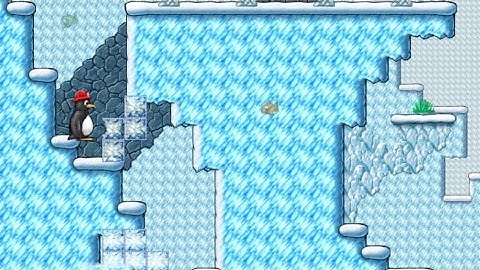 SuperTux 2: Between Two Glaciers (secret area)