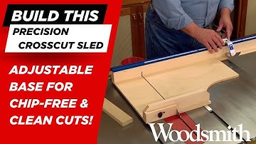Maybe the Best DIY Table Saw Crosscut Sled Ever?