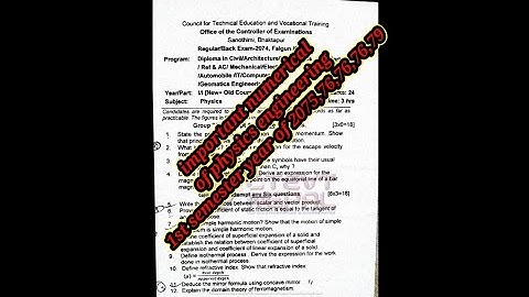 diploma level first semester physics 2070_2078 numerical solutions