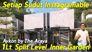 Rumah 1 Lantai Modern Kontemporer Dengan Inner Garden, Aykon By The Araya