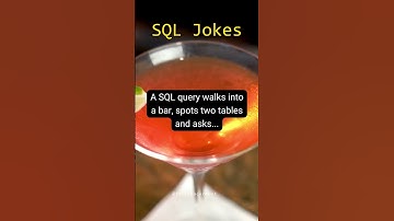 A SQL query walks into a bar... #shorts