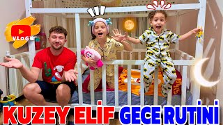 KUZEY ELİF’İN GECE YATMA RUTİNİ !! 24 SAAT VLOG KUZEY ELİF !! دي دي ميدو - لولو | قناة وناسة