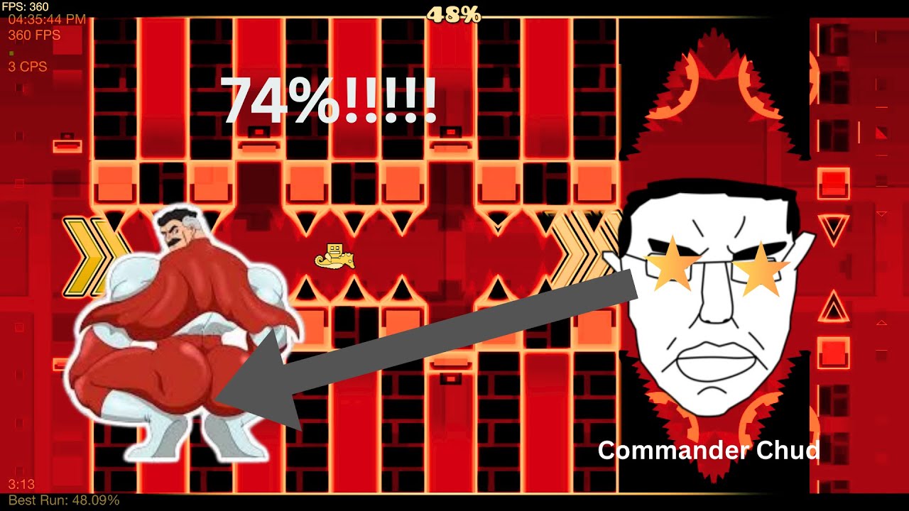 Commander Chud watches Invincible youtube shorts while I get 74% on Bloodbath