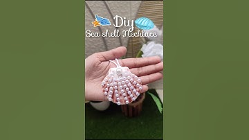 Diy She shell necklace ideas#bestoutofwaste #trendingvideo #shorts #handmade #artist #sea
