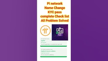 pi network New Update Pi Different name change solution|pi KYC pass pi check list complete