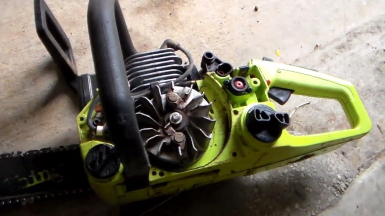 poulan 2375 wild thing rebuild (pt1) - YouTube