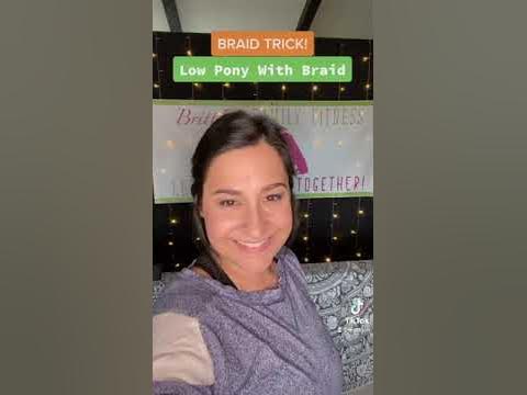  BrittFit Family Fitness Gym Hair Tutorial - Low Pony with Easy Beginner ...