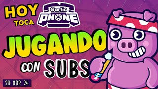 🔴 EN VIVO: Hoy toca GARTIC PHONE • JUGANDO con SUBS • 29 ABR 24