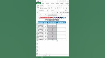 Tipos de redondeo en Excel #shortsclip #youtubeshorts #shortvideo