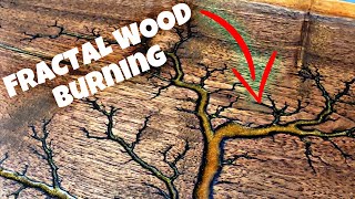 how i turn $10 wood into $200 art fractal wood burning