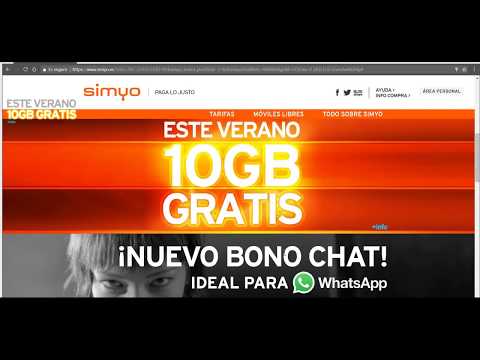 SIMYO mejor  telefonia en España MI experiencia | Promocion 20EUROS|Moviles gratis