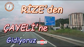 Ri̇ze Çayeli̇ Arasi Yolculuk Rizeden Çayeline Karadeniz Turu