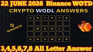 Binance Word of the Day Answer Today 22 June 2026 | Theme: Multi-Asset Superapp | Binance WOTD