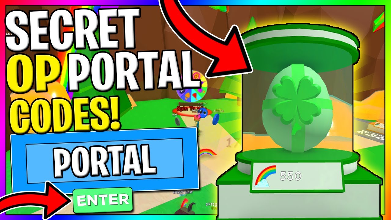 all-new-secret-rainbow-portal-codes-in-bubble-gum-simulator-roblox-youtube