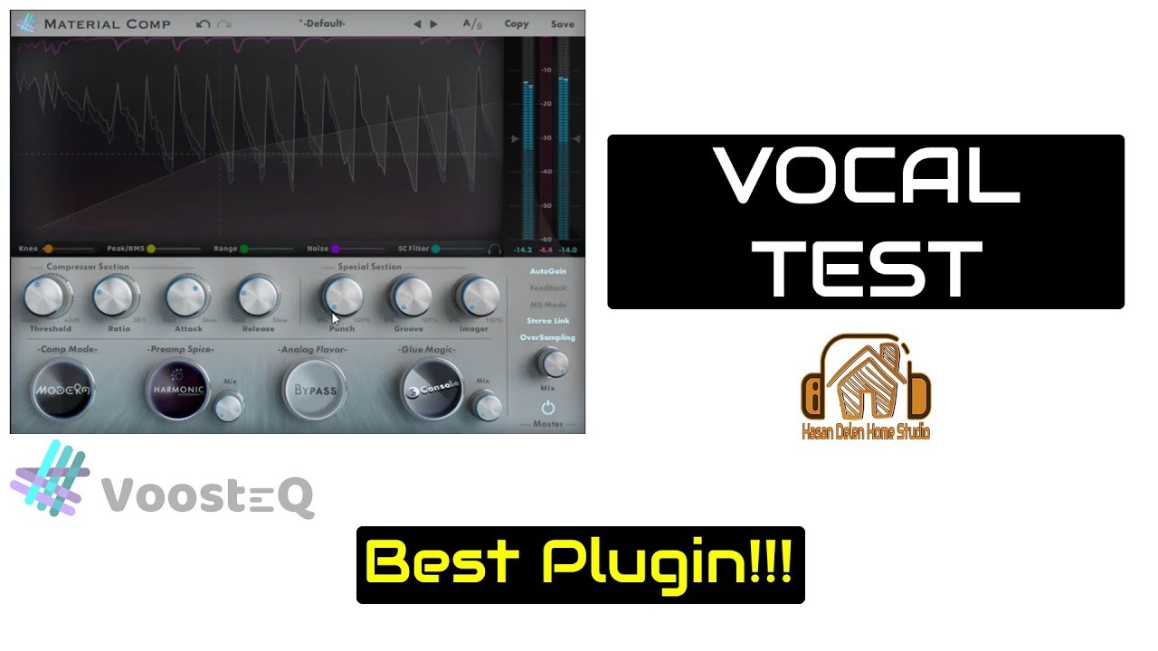 VoosteQ MaterialComp Plugin Demo - Vocal | VST Plugins - YouTube