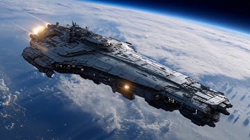 AI Reveals the Future: Incredible Space Stations & Starships in Deep Space!