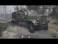 Truck Offroad With Logs Spintires Mudrunner Gameplay