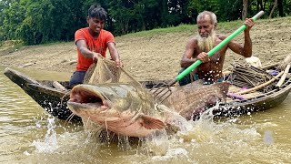 MONSTER CATFISH BATTLE! 300KG RIVER GIANT NEARLY CAPSIZES OUR SMALL BOAT!