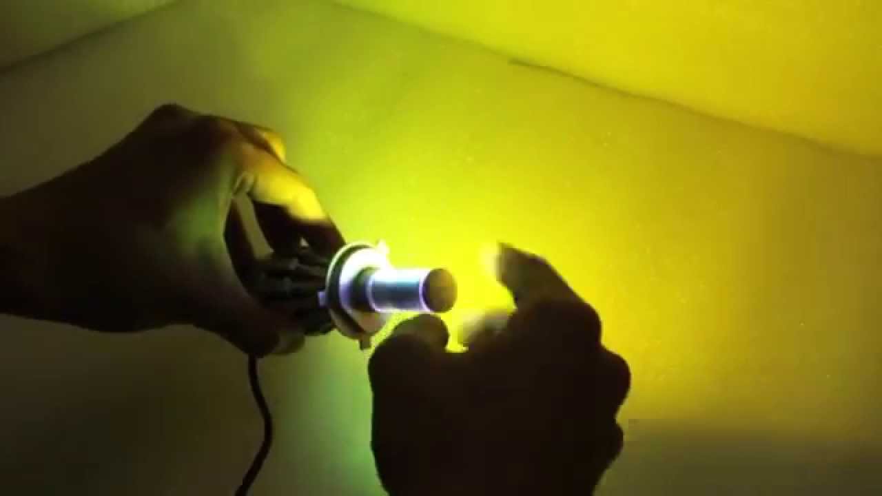 H4 Hb2 9003 3000lm Led Smd 3000k Golden Yellow Headlight Lamp Bulb
