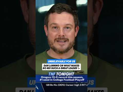 Dan Lanning joined TNF to praise QB Bo Nix
