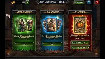 [KoA][BB][Summoning] finally a useful epic hero in King of Avalon!