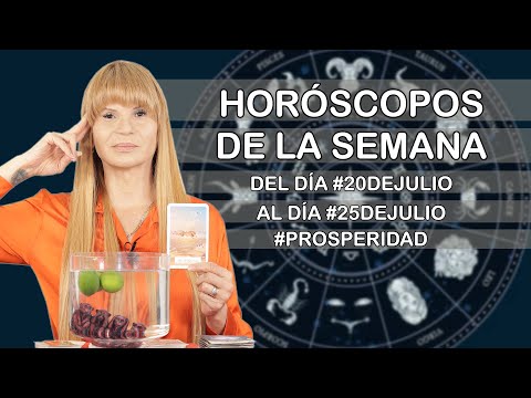 Horoscopos de la Semana del dia #20deJulio al dia #25deJulio #zodiaco #horoscopo #mhonividente