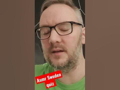 Clip från min ASMR video på svenska - fakta om Sverige #asmrinswedish #