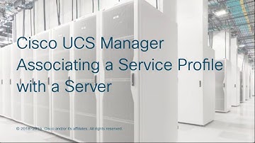Cisco UCS Manager Associating a Service Profile with a Server