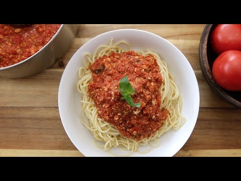 Vegan Spaghetti Sauce | The Buddhist Chef