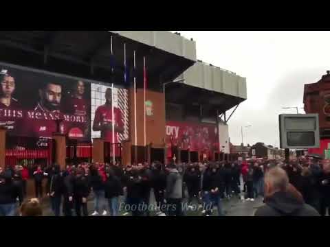 Liverpool vs Roma 5 2 ლივერპულის და რომას ფანების დაპირისპირება