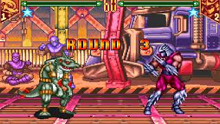 Teenage Mutant Ninja Turtles: Tournament Fighters (Super NES) Tournament as Armaggon