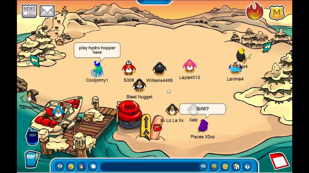 Club Penguin Tour part 1 YouTube