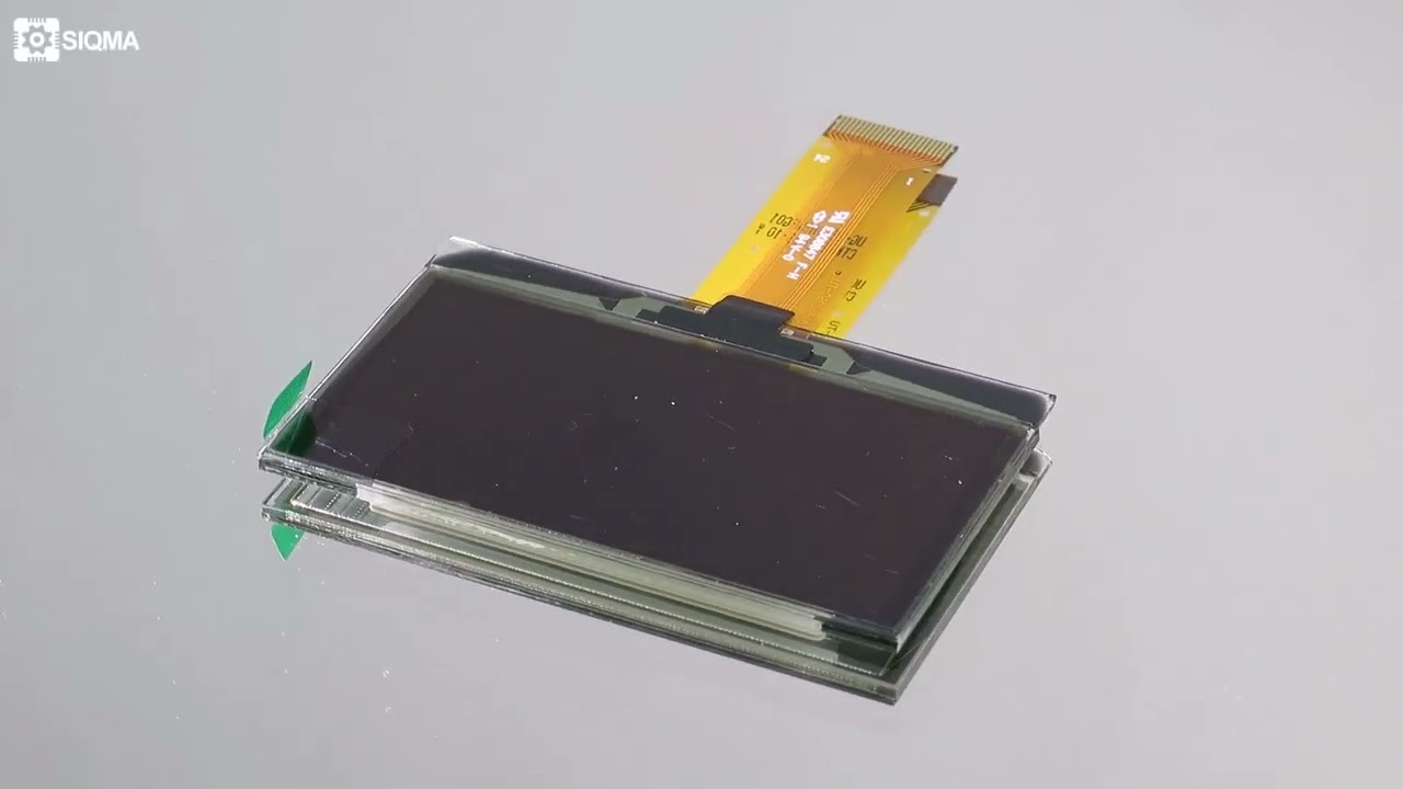 2.42 inch Monochrome OLED Display with SSD1309 Driver and 24Pin Flat Cable