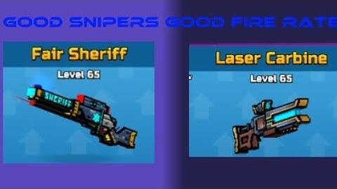 laser carbine and fair sheriff gameplay #pixelgun3d #gameplay