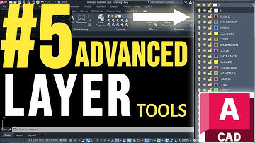 5 Advanced Layer Tools AutoCAD - YQArch Best Tutorial