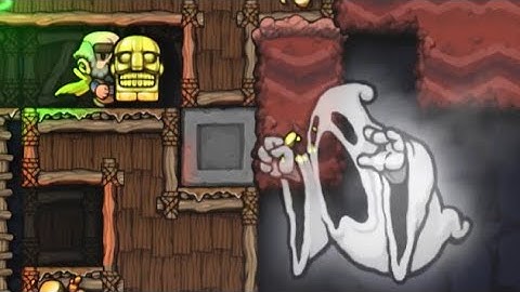 Outrunning The Ghost And A Surprising Arrow Trap - Spelunky 2 #shorts