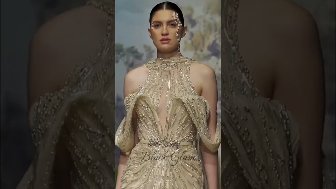 Designed by ZIAD NAKAD | part 3 #model #fashion #runway