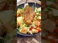 Quick & Easy Chicken Salad Bowl! #shorts #asmr