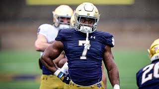 Audric Estime 2023 Notre Dame Highlights | Future Broncos Running Back