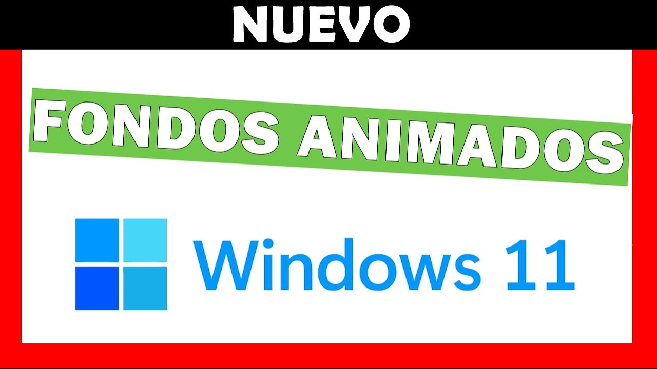 🔥 FONDOS ANIMADOS para WINDOWS 11 ️ [ FUNCIONA] - YouTube