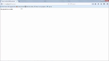 Flask Framework - File Uploading