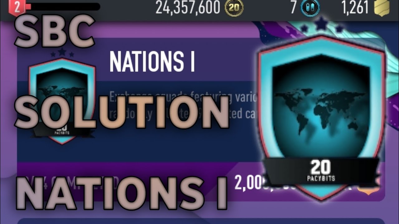 SBC SOLUTION NATIONS 1 / PACYBITS 20