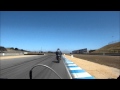 DIY electric bicycle races motorcycles on Laguna Seca!  Ebike Liveforphysics!