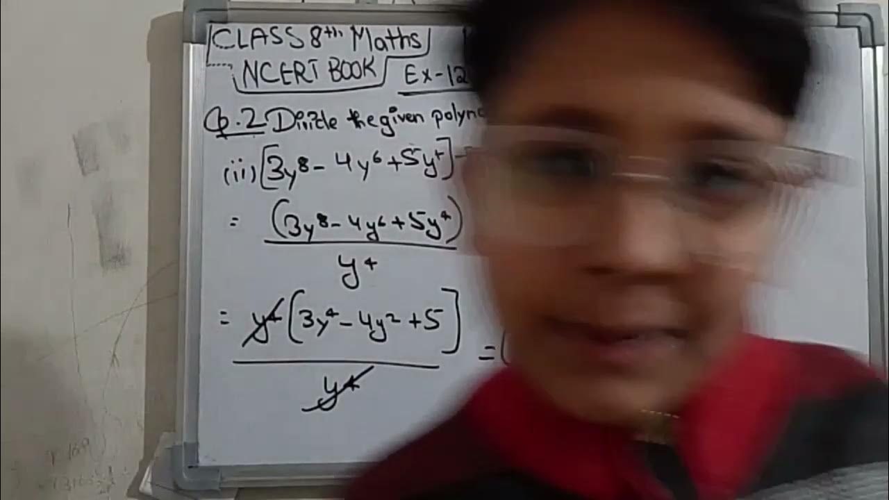 Class 8 maths ncert book chapter 12 factorisation exercise 12 3