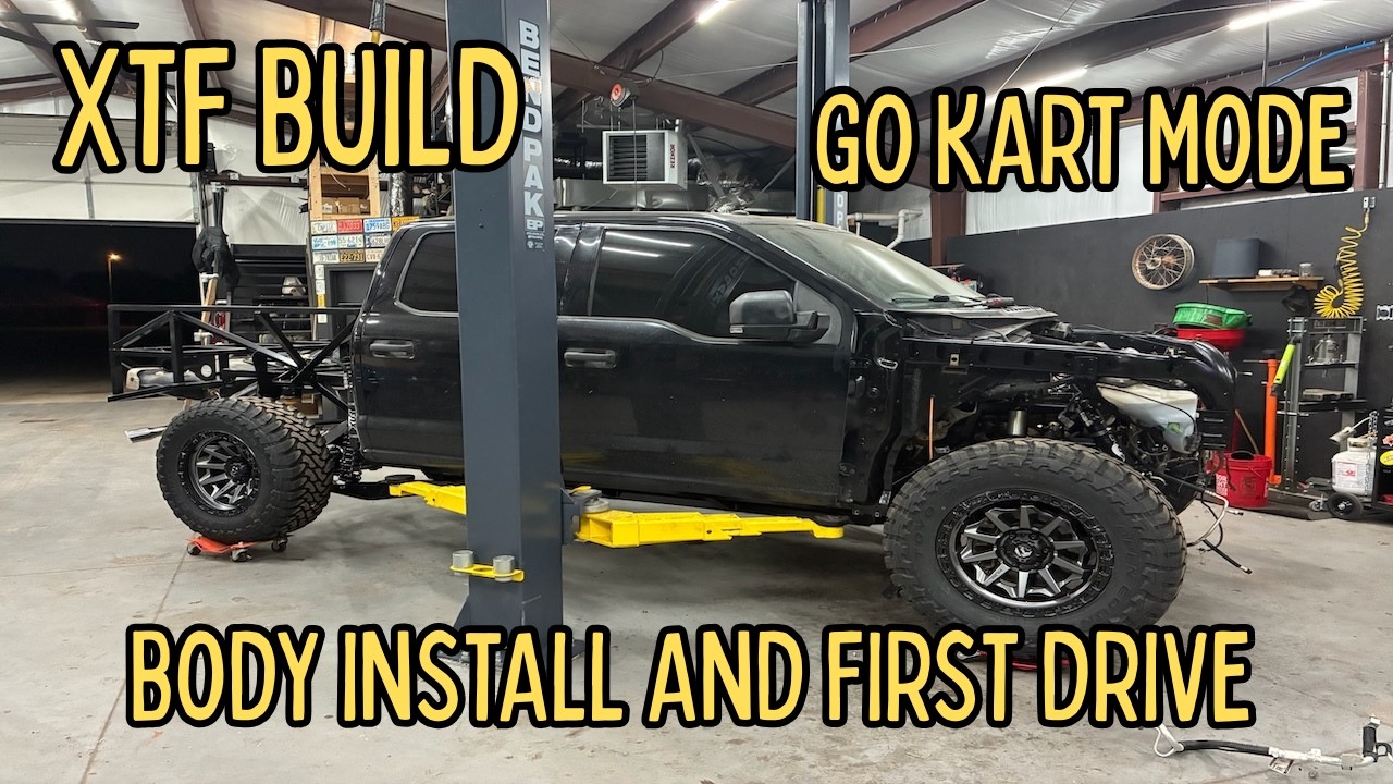 Factory Five XTF Build: Body Install and First Test Drive - YouTube