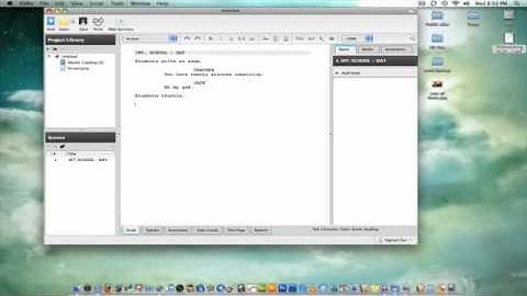 Celtx and The Basics of a Script