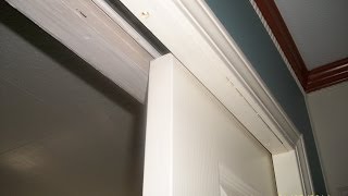 How to adjust a pocket door