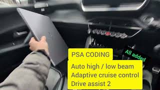 Peugeot 2008 - PSA coding for additional factory features